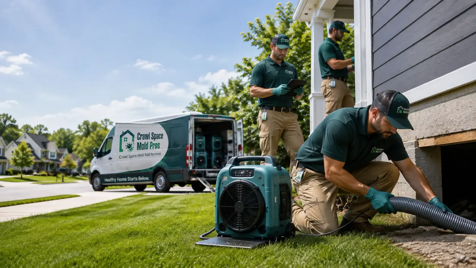 Crawl Space Mold Removal in Eastlake, MI